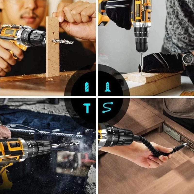(compre 1 leve 2) 🔩 PARAFUSADEIRA FURADEIRA DE IMPACTO (48v)  [KIT] MALETA COMPLETA + 2 BATERIASia)