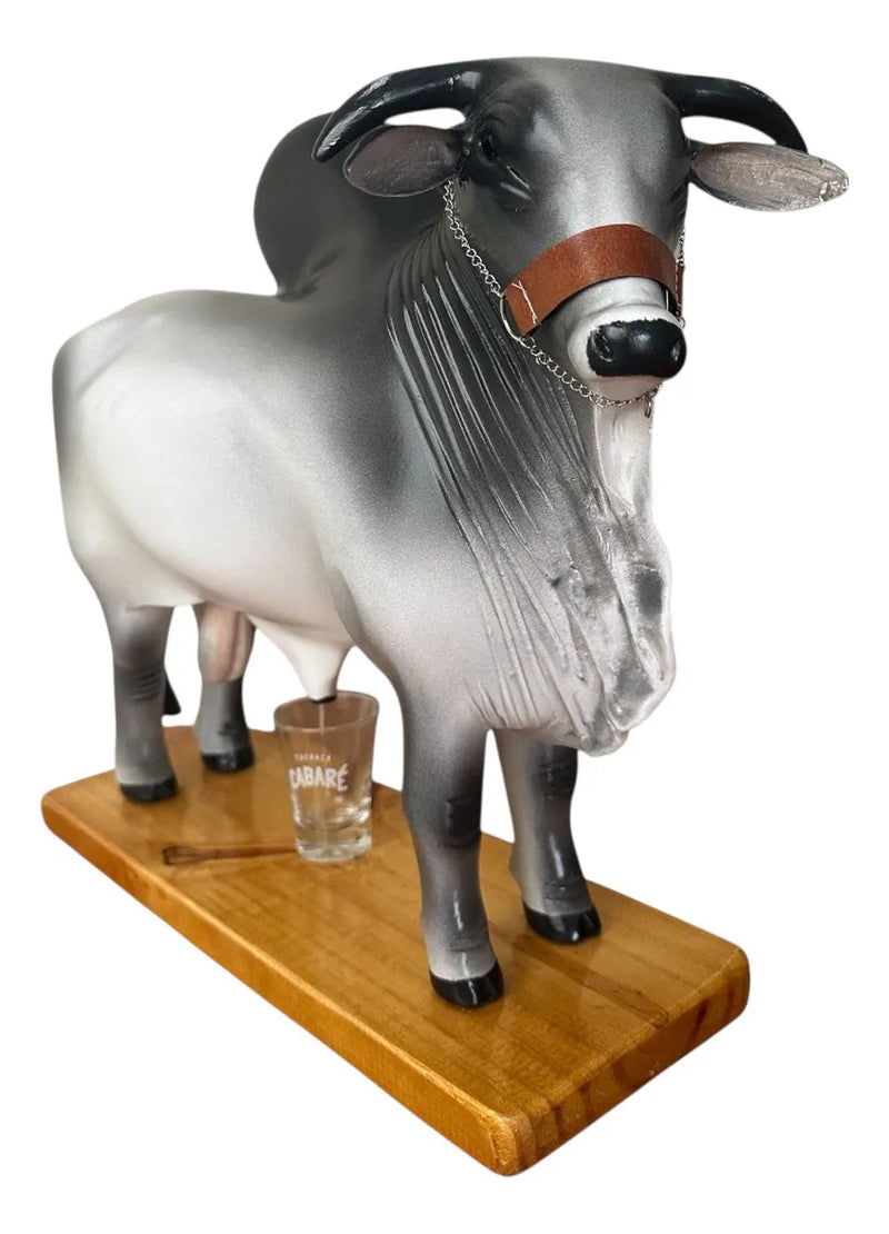 Boi Tonel Cachaça Pinga Boi Corote 2 Litros Com Copo Brinde