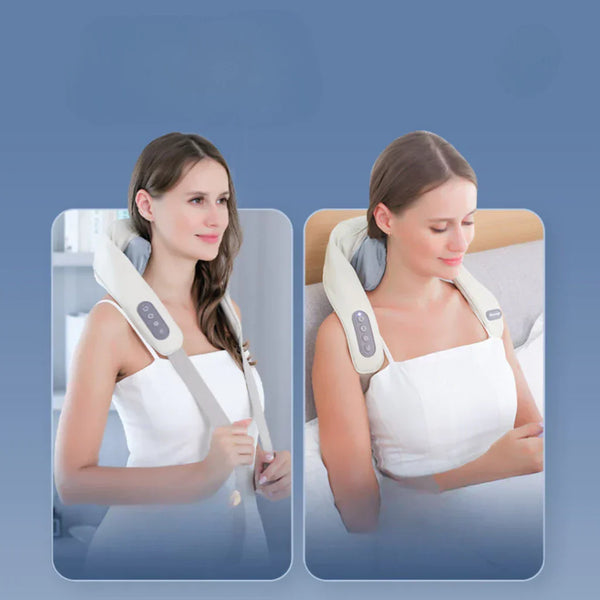 Massageador Inteligente com Aquecimento – Pescoço e Ombros Sem Dor